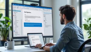 découvrez comment créer et insérer automatiquement une signature professionnelle dans outlook pour gagner du temps et personnaliser vos emails.