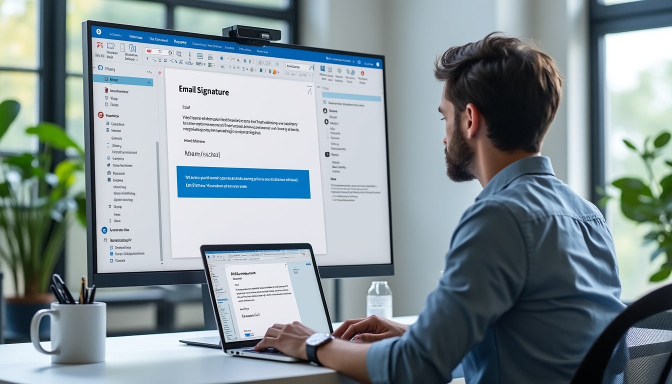 découvrez comment créer et insérer automatiquement une signature professionnelle dans outlook pour gagner du temps et personnaliser vos emails.